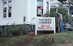 Tucker's Hobbies sign